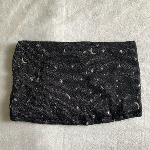 Zaful Star Moon Cropped Tube Top